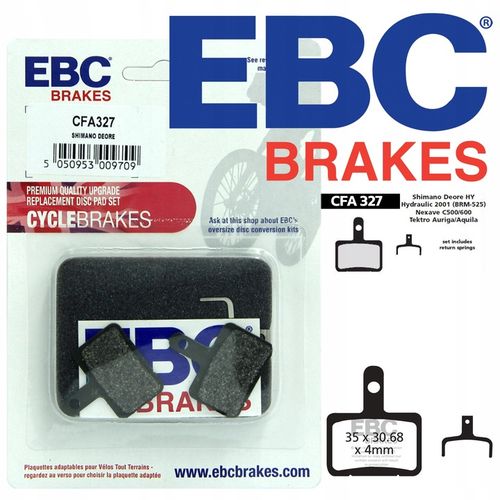 CFA327 - EBC KLOCKI HAMULCOWE ROWEROWE ORGANICZNE SHIMANO BR-MT200 GIANT na Arena.pl