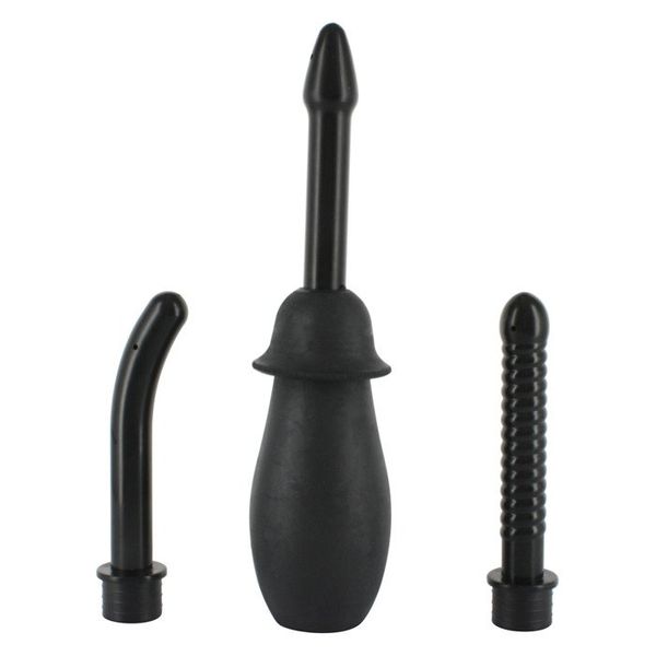 Gruszka Do Lewatywy - Irygator Anal Douche Kit Black zdjęcie 2