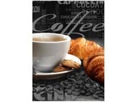 50X70CM CZARNA KAWA OBRAZ PION ŚCIAN