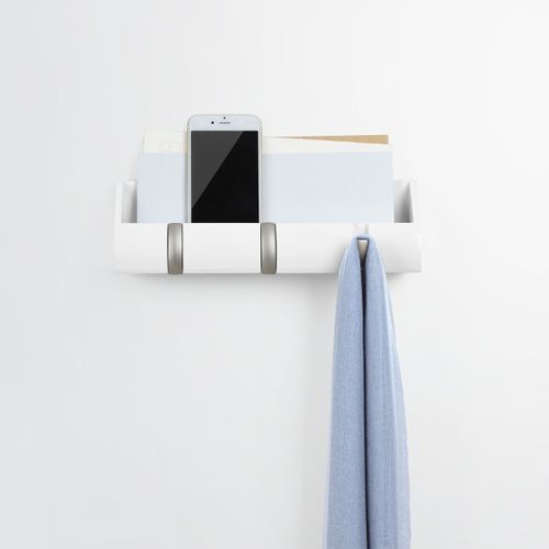 Wieszak Cubby Wall Mini Organizer biały na Arena.pl
