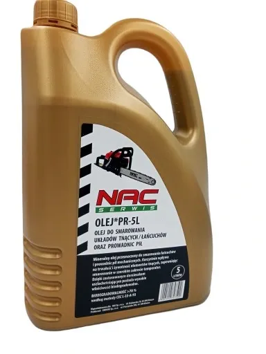Olej do łańcucha do pilarek prowadnic 5L NAC zdjęcie 1