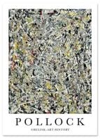 Plakat cyfrowy do wydruku pollock abstrakcja