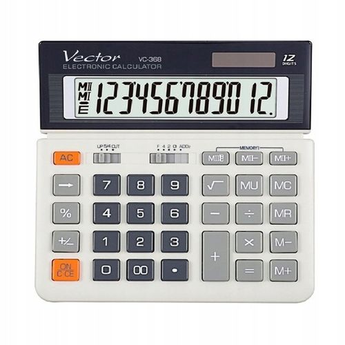 Kalkulator Biurowy Księgowy Vector VC-368 na Arena.pl