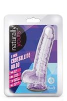 naturally yours  6 crystalline dildo  amethyst