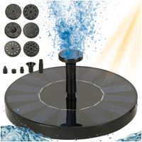 KX3291 Fontanna solarna ogrodowa plywajaca 16cm