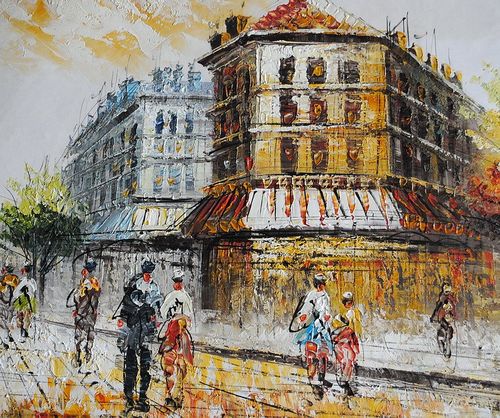Paryska uliczka (60x90cm) na Arena.pl