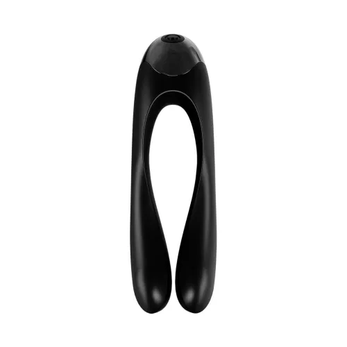 satisfyer candy cane mini - kompaktowy model na palec czarno-pomarańczowy na Arena.pl