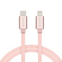 KABEL SWISSTEN TYPE-C/LIGHTNIG 1,2M ROSE/GOLD