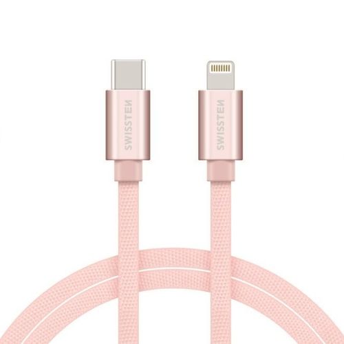 KABEL SWISSTEN TYPE-C/LIGHTNIG 1,2M ROSE/GOLD na Arena.pl