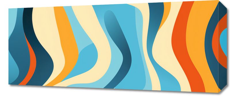 Obraz 70x30cm Tańczące Fale zdjęcie 1