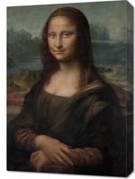 Obraz 50x70cm Mona Lisa, Da Vinci Vintage do Salonu