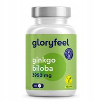 GINKO BILOBA MIŁORZĄB JAPOŃSKI pamięć koncentracja 365 tabletek gloryfeel