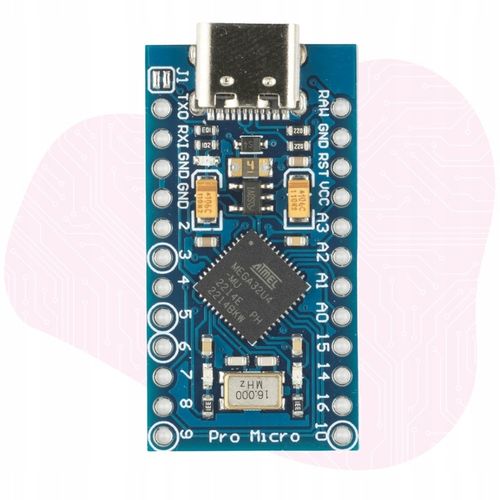 PRO Micro Leonardo moduł zgodny z Arduino USB-C klon z ATmega32U4 16MHz na Arena.pl