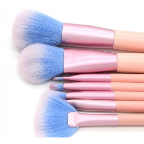 Zestaw 7 Pędzli Do Makijażu W Pudrowych Kolorach Pz10 na Arena.pl