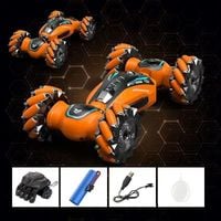 Samochód kaskaderski zdalnie sterowany kolor pomarańczowy zabawka ShaGoLand