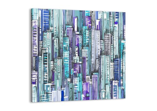 Obraz Na Płótnie - Drapacze Chmur - 60X60 Cm - Ac60X60-3857 na Arena.pl