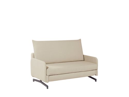 Sofa rozkładana beżowa BELFAST na Arena.pl