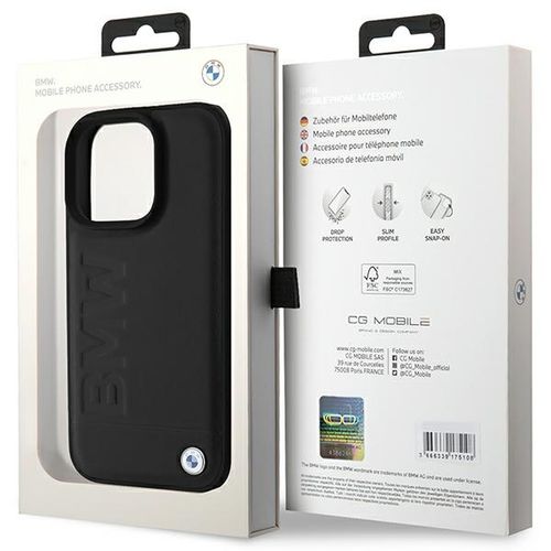 Etui BMW do iPhone 16 Pro 6.3"", Czarny na Arena.pl