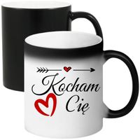 KUBEK MAGICZNY PREZENT DLA DZIEWCZYNY ŻONY MĘŻA CHŁOPAKA WALENTYNKI WZORY