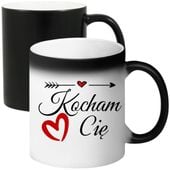 KUBEK MAGICZNY PREZENT DLA DZIEWCZYNY ŻONY MĘŻA CHŁOPAKA WALENTYNKI WZORY