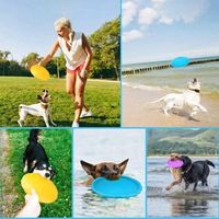 Zestaw 3x DYSK DO RZUCANIA APORTOWANIA FRISBEE GRYZAK zabawka dla psa