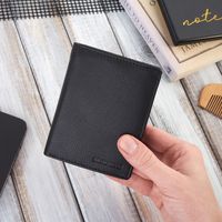 portfel męski klasyczny ze skóry licowej brodrene g-10-bl