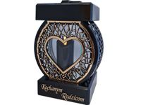 RODZICE RODZICOM ZNICZ LAMPION NA GRÓB KOŁO RTN SERCE RAMA ZŁ+ŚWIECA LED CZ