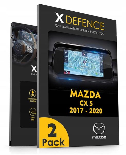 2w1 SZKŁO OCHRONNE NA NAWIGACJĘ EKRAN DO MAZDA CX 5 2017-2020 zdjęcie 1