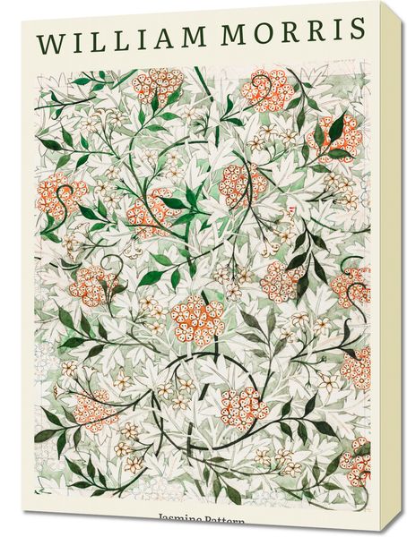 Obraz 50x70cm Design Jasmine Pattern, Morris Vintage do Salonu zdjęcie 1