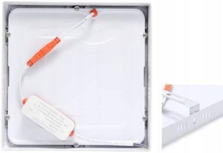 PANEL PLAFON LED 24W NATYNKOWY NIEMRUGAJĄCY CZARNY na Arena.pl