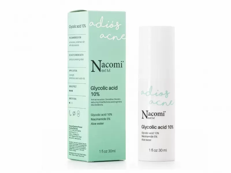 Next Level, Kwas Glikolowy 10%, 30 ml - Nacomi zdjęcie 1