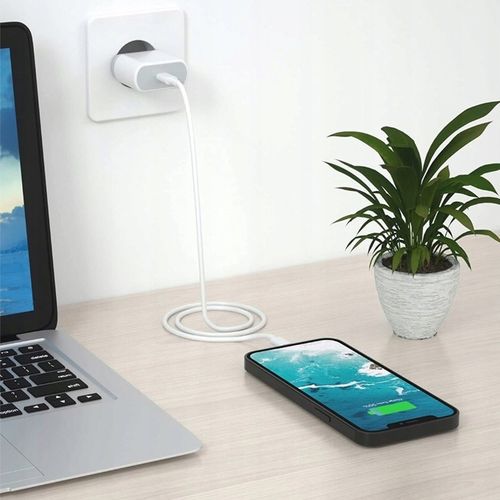 SZYBKA ŁADOWARKA DO IPHONE 11 12 13 14 KOSTKA 20W + KABEL 1M USB-C LIGHTING na Arena.pl