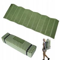 SKŁADANA ULTRALEKKA MATA KEMPINGOWA TURYSTYCZNA 190 X 57CM