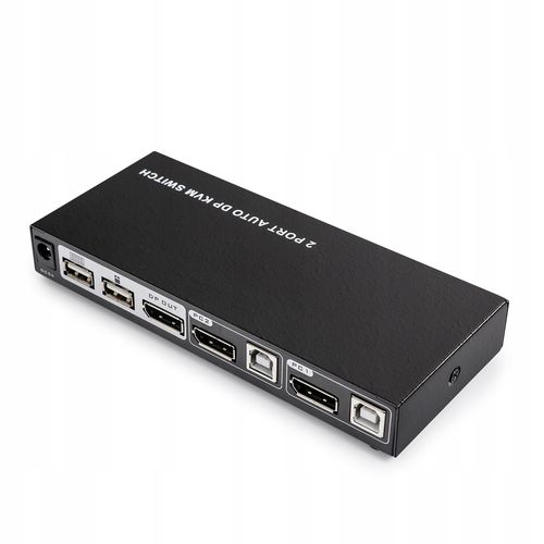 Przełącznik Switch KVM USB + DisplayPort 2/1 na Arena.pl