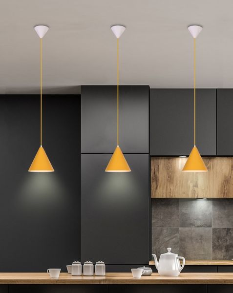 Voss lampa wisząca 1x40W E27 żółty zdjęcie 3