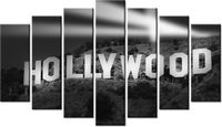 80CM 140CM OBRAZ 7 ELEM NIGHT IN HOLLYWOOD ŚCIENNY