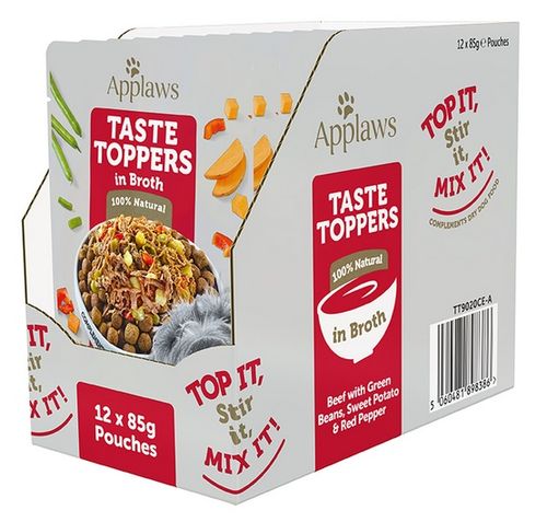 Zdrowa karma dla psa bez sztucznych dodatków Applaws Wołowina i Groszek 85g na Arena.pl