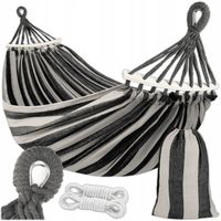 HAMAK OGRODOWY DWUOSOBOWY HUŚTAWKA XXL MOCNY WZMOCNIONY PAŁĄK DUŻY + TORBA