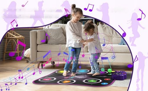 MATA DO TAŃCA INTERAKTYWNA MATA DO TAŃCA RODZIC-DZIECKO BLUETOOTH 5 TRYBY na Arena.pl
