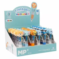 DŁUGOPIS MINI 4W1 0,7MM SAFARI / MIŚ / PINGWIN MAIN PAPER