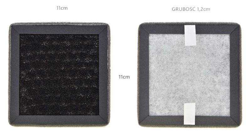 Filtr 2W1 Do Oczyszczacza Cronos Cube - Hepa + Węglowy zdjęcie 3