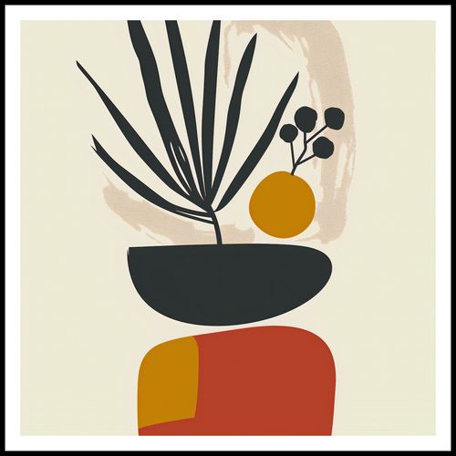 Plakat 80x80cm Botaniczny Wgląd na Arena.pl