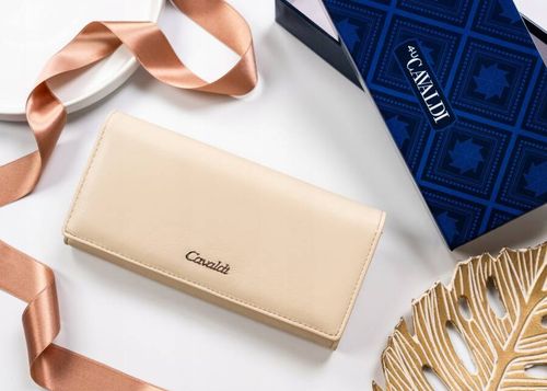elegancki, duży portfel damski ze skóry ekologicznej - 4u cavaldi na Arena.pl