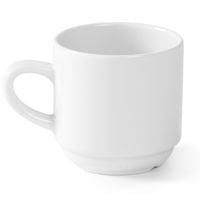 filiżanka do kawy i herbaty hotelowa optima biała porcelana 230ml