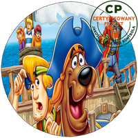 Opłatek na tort - Scoobie Doo
