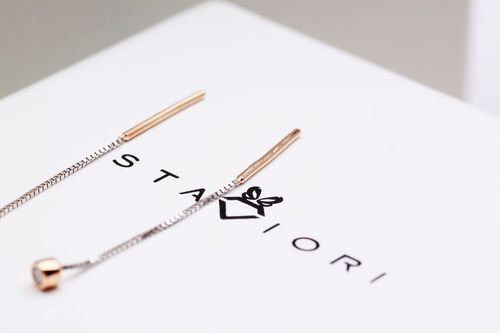 Emaga Złote kolczyki KRD2007 - Diament na Arena.pl