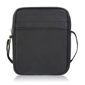 saszetka męska skórzana na ramię czarna miejska abruzzo abr-44