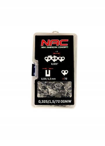 ŁAŃCUCH 18" NAC 72 OG 0,325 X 1,5 TT-CS5200 na Arena.pl