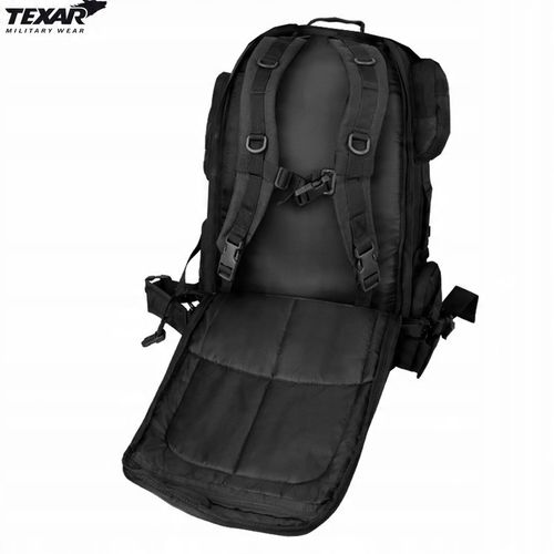 Plecak Turystyczny Taktyczny Wojskowy Duży GRIZZLY TEXAR 65L MOLLE CZARNY na Arena.pl