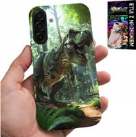 ETUI DO SAMSUNG GALAXY A17 5G - DINO DINOZAUR TYRANOZAUR CASE + SZKŁO